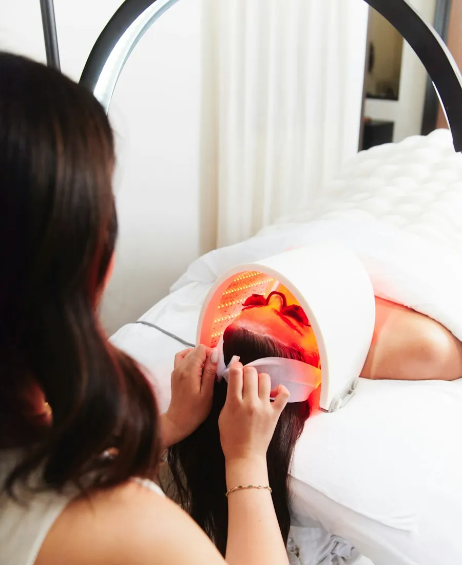 Sessão de LED facial